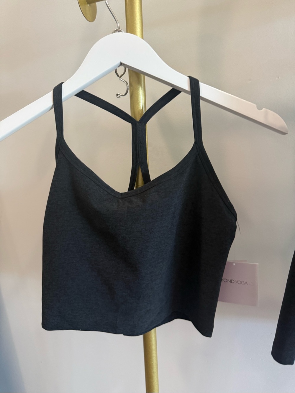 Beyond Yoga Two-Piece Set - Racer Back Tank & Shorts - Picture 2 of 5